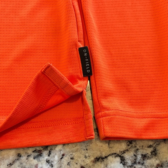 Nike Women's NFL On Field Orange Long Sleeve Crewneck Small - Picture 3 of 8